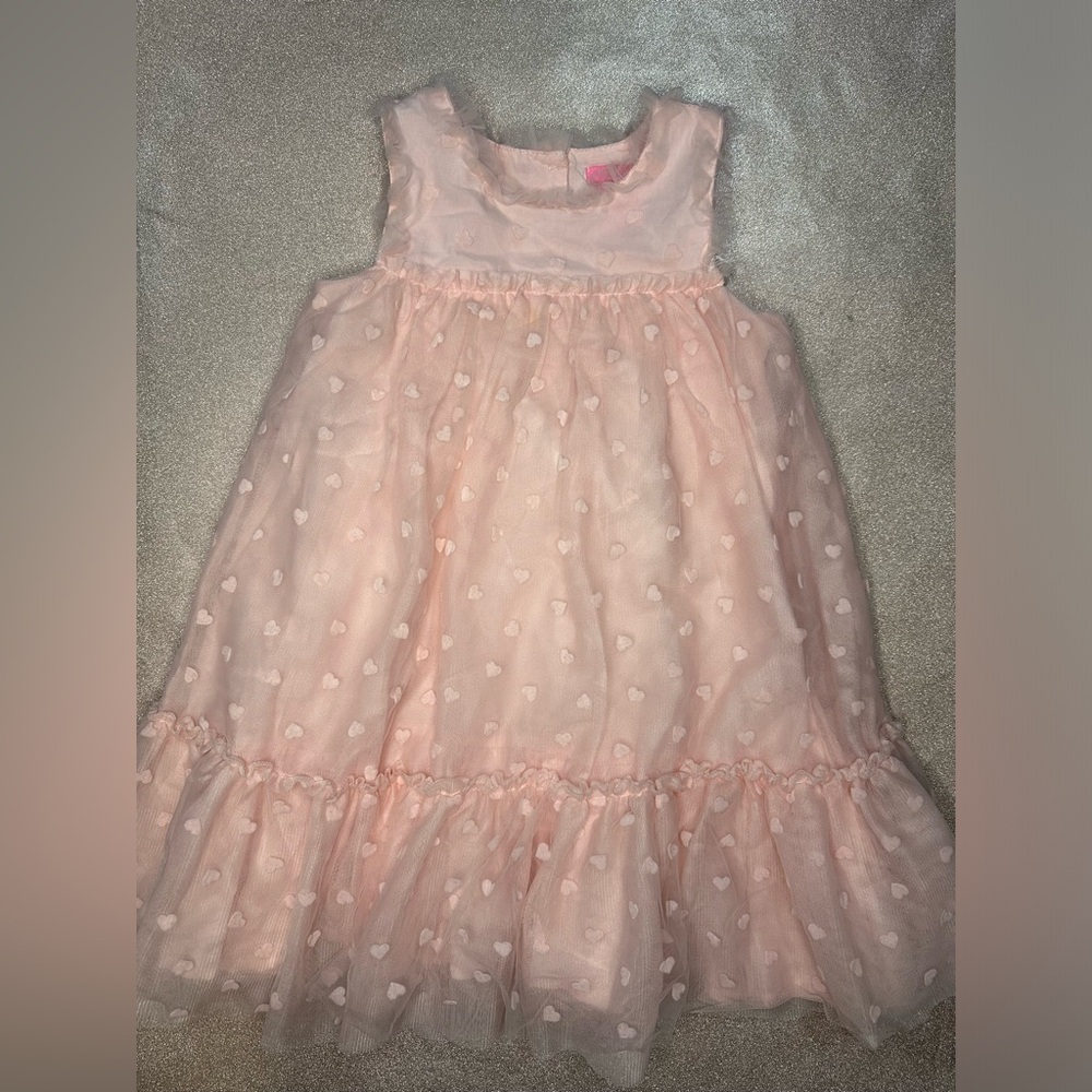 Isaac Mizrahi Pink Heart Tule Dress size 5T